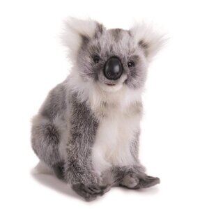 VTG 2004 Realistic HANSA  Koala Plush Toy With Baby Nos Safari Nursery Gift Tag